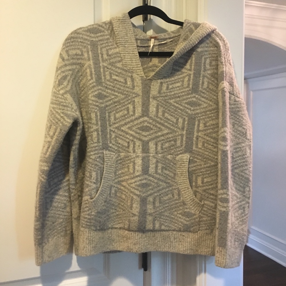 Free People Chunky wool pullover sweater